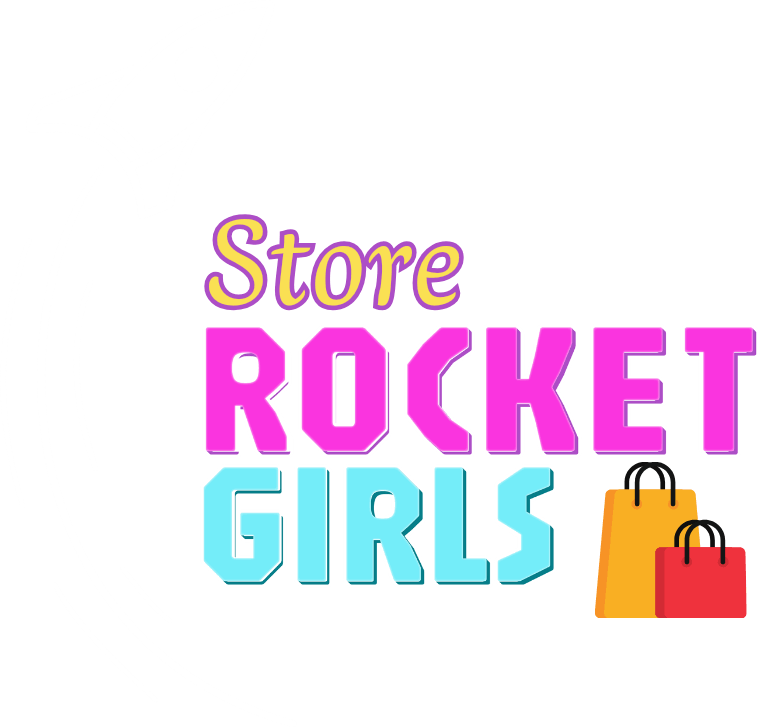 logo, rocket girls store